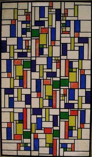 Theo van Doesburg Color designs for Stained-Glass Composition V. Germany oil painting art